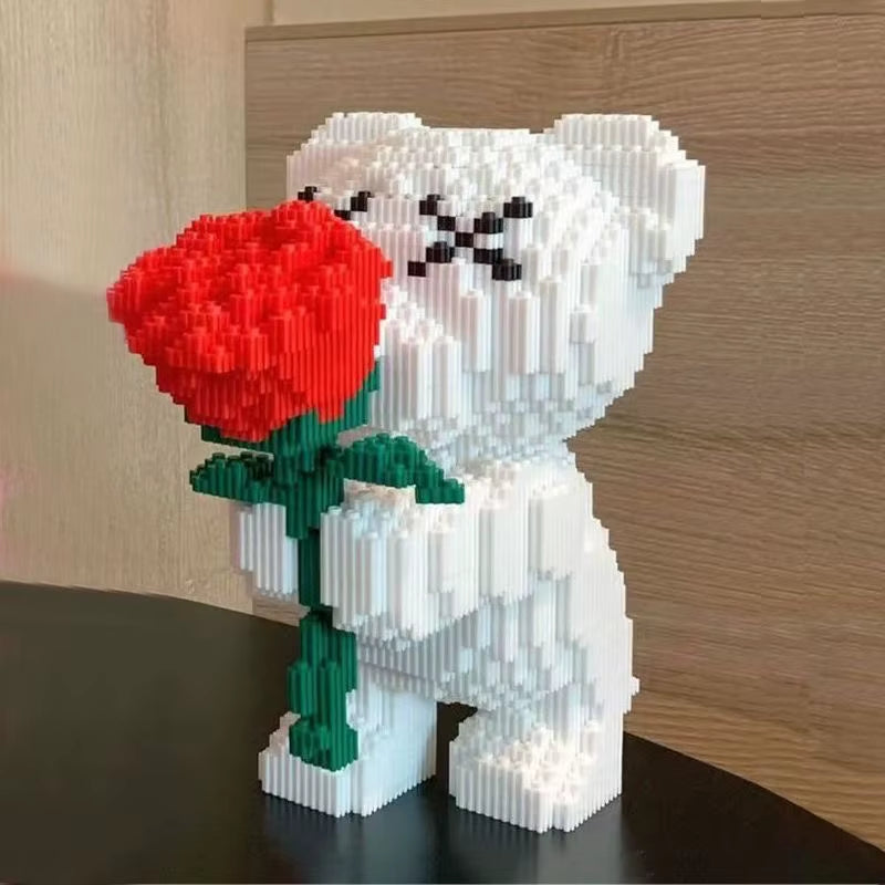 Ours Décoratif à Monter – Blocs de Construction Design (25 cm)