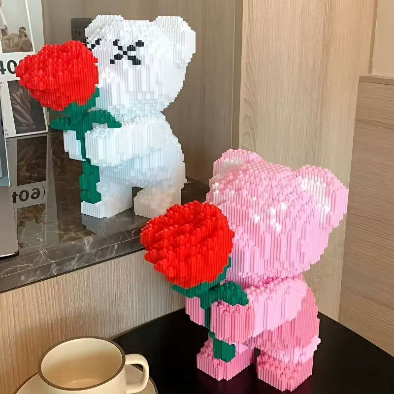 Ours Décoratif à Monter – Blocs de Construction Design (25 cm)